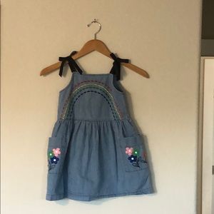 Hanna Andersson Chambray Dress (110/5T)